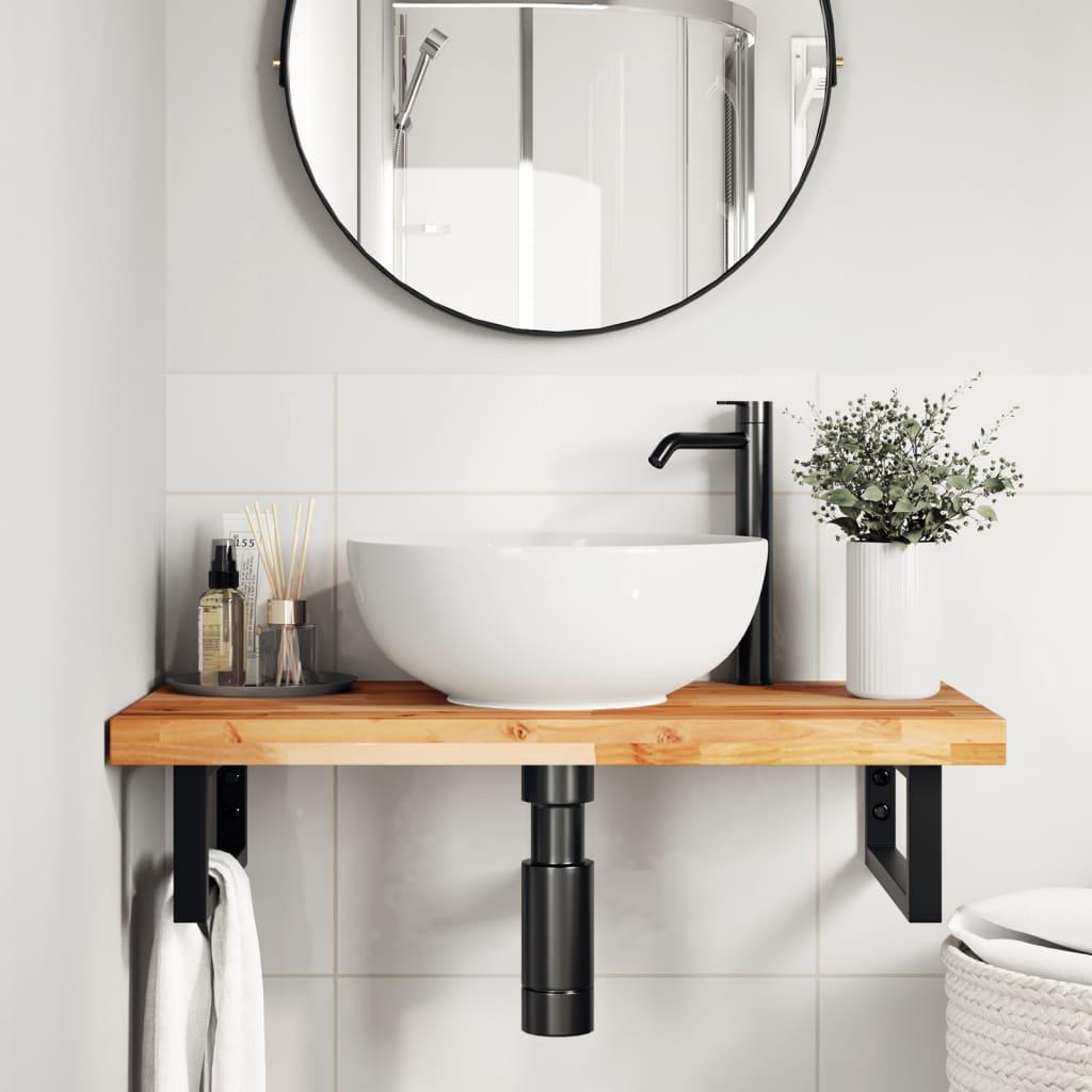 Bordplade 100x40x4 cm rektangulær massivt akacietræ
