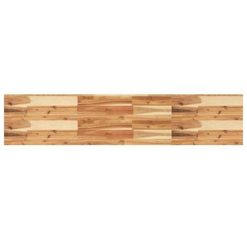 Bordplade 120x30x4 cm rektangulær massivt akacietræ
