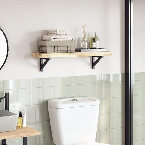 Bordplade 80x20x4 cm rektangulær massivt akacietræ