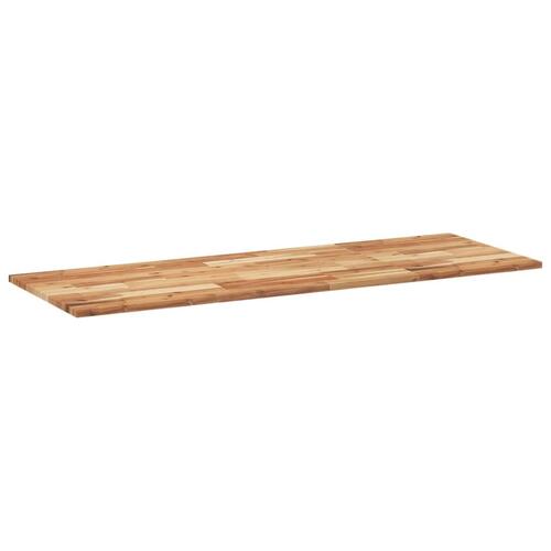 Skrivebordsplade 120x50x2 cm oliebehandlet massivt akacietræ