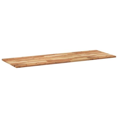 Skrivebordsplade 120x50x2 cm oliebehandlet massivt akacietræ