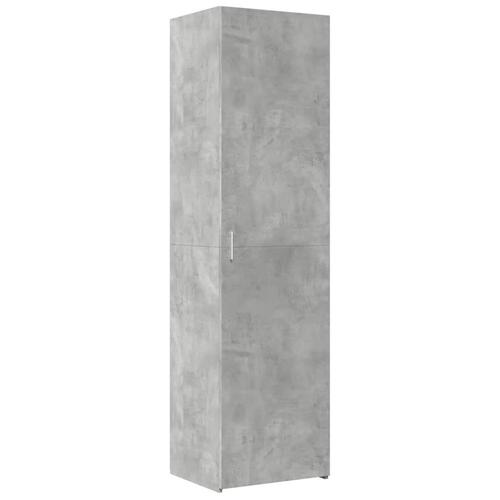 Højskab 50x42,5x185 cm konstrueret træ betongrå