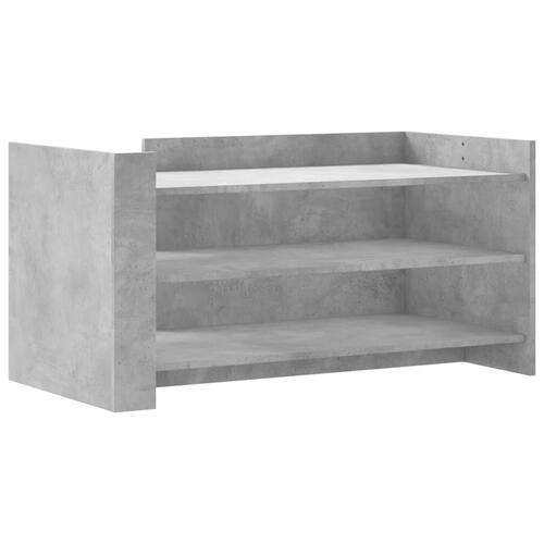 Sofabord 100x50x50 cm konstrueret træ betongrå