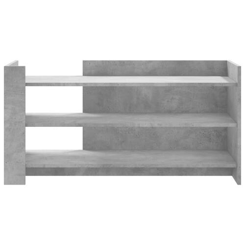 Sofabord 100x50x50 cm konstrueret træ betongrå
