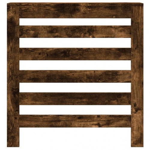 Radiatorskjuler 78 x 20 x 82 cm i konstrueret træ - røget egetræ