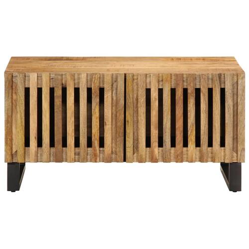 Sofabord 80x51x40 cm massivt ru mangotræ