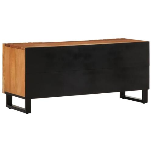 Tv-bord 105x34x46 cm massivt akacietræ