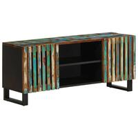 Tv-bord 105x34x46 cm massivt akacietræ