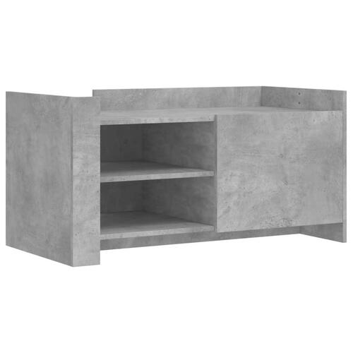 Sofabord 100x50x50 cm konstrueret træ betongrå