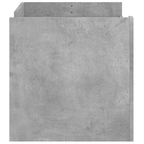 Sofabord 100x50x50 cm konstrueret træ betongrå