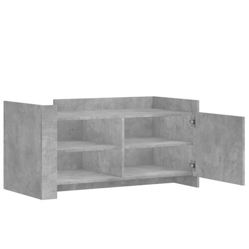 Sofabord 100x50x50 cm konstrueret træ betongrå