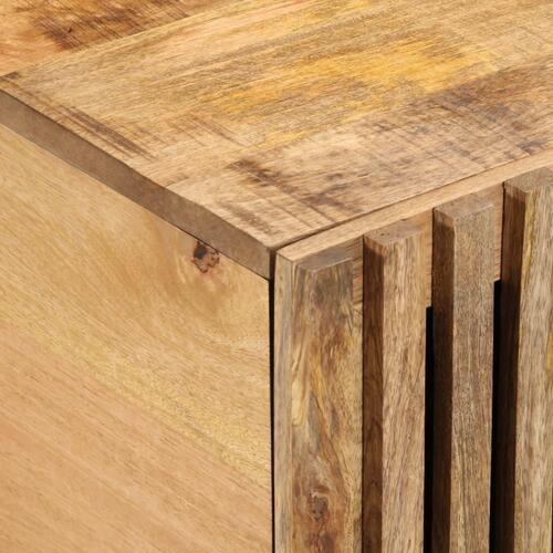 Sofabord 100x55x40 cm massivt ru mangotræ