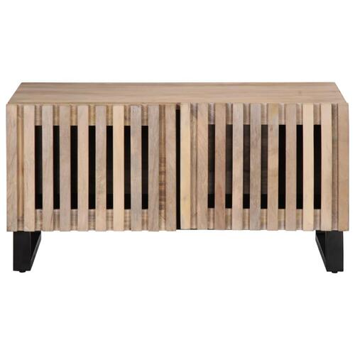 Sofabord 80x51x40 cm massivt mangotræ