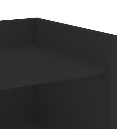 Skænk 73,5x35x75 cm konstrueret træ sort