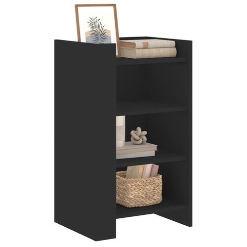 Skænk 45x35x75 cm konstrueret træ sort