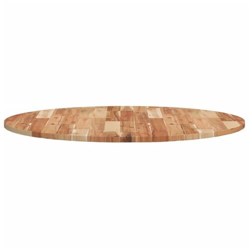 Bordplade Ø90x2 cm rund massivt akacietræ