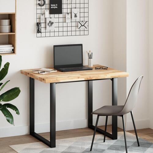 Bordplade 100x80x4 cm rektangulær massivt akacietræ