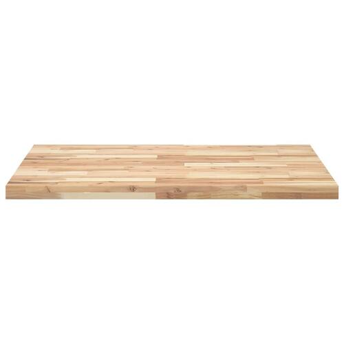 Bordplade 100x80x4 cm rektangulær massivt akacietræ