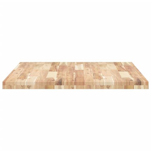 Bordplade 100x80x4 cm rektangulær massivt akacietræ