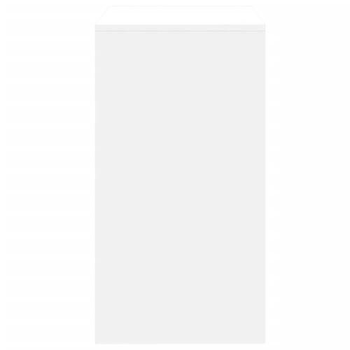 Kosmetikbord med skammel 60x40x113,5 cm hvid