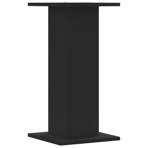 Højtalerstativer 2 stk. 30x30x60 cm konstrueret træ sort