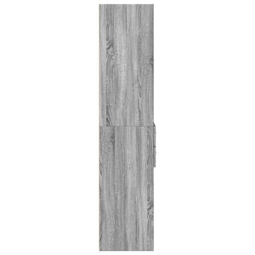 Skab 50x42,5x185 cm konstrueret træ sonoma-eg