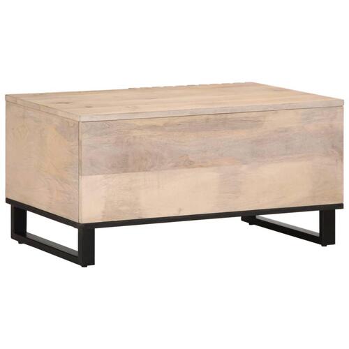 Sofabord 80x51x40 cm massivt mangotræ