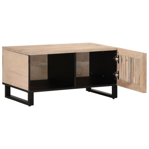 Sofabord 80x51x40 cm massivt mangotræ