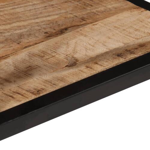 Sofabord 35x35x30 cm massivt ru mangotræ