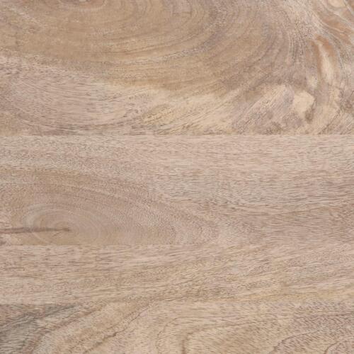 Sofabord 100x55x40 cm massivt mangotræ hvid