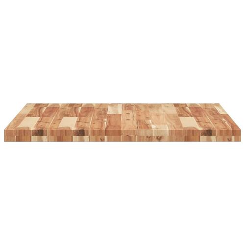 Bordplade 80x80x4 cm firkantet massivt akacietræ