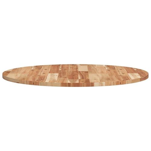 Bordplade Ø80x2 cm rund massivt akacietræ