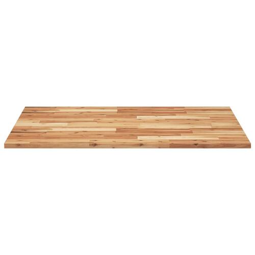 Bordplade 100x80x2 cm rektangulær massivt akacietræ