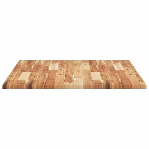 Bordplade 100x80x2 cm rektangulær massivt akacietræ