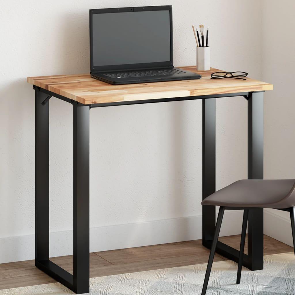 Bordplade 80x60x2 cm rektangulær massivt akacietræ