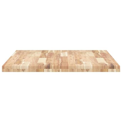 Skrivebordsplade 100x80x4 cm ubehandlet massivt akacietræ