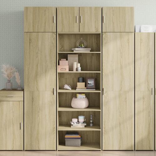 Reol 70x41x185 cm konstrueret træ sonoma-eg