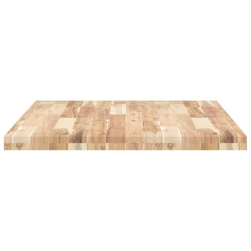 Bordplade 80x70x4 cm rektangulær massivt akacietræ