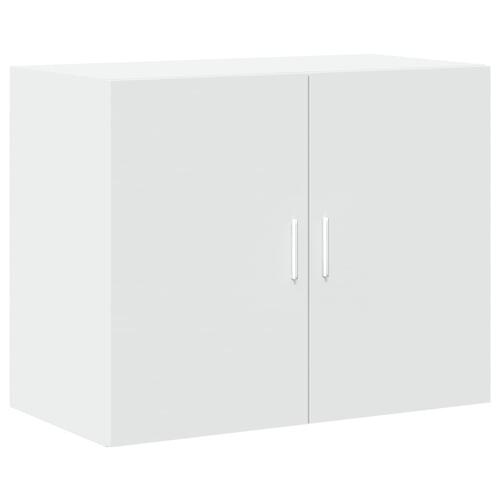 Skab 80x42,5x249 cm konstrueret træ hvid