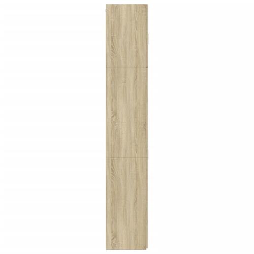 Skab 80x42,5x249 cm konstrueret træ sonoma-eg