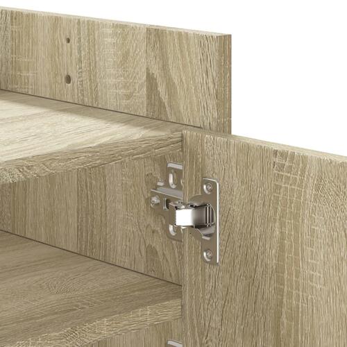 Tv-bord 100x35x40 cm konstrueret træ sonoma-eg