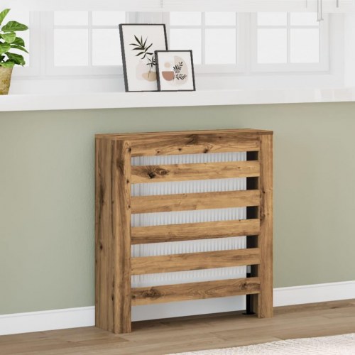 Radiatorskjuler 78 x 20 x 82 cm - egetræsfarve