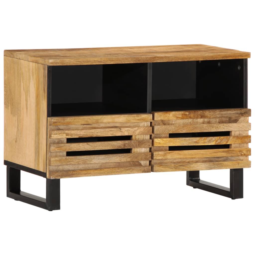Tv-bord 70x34x46 cm massivt ru mangotræ