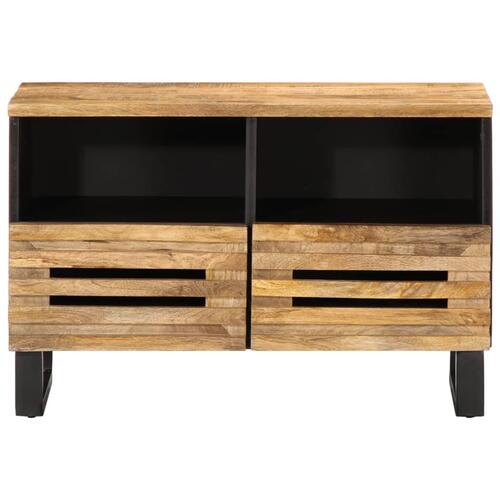 Tv-bord 70x34x46 cm massivt ru mangotræ