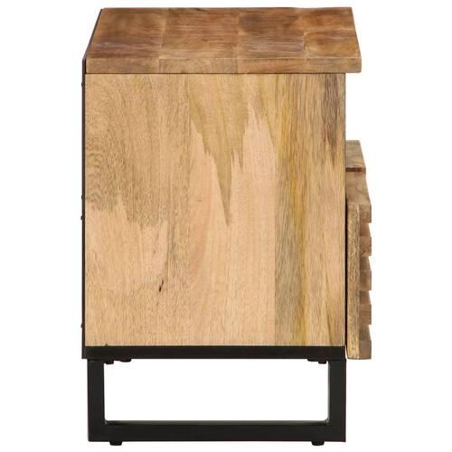 Tv-bord 70x34x46 cm massivt ru mangotræ