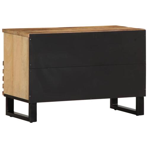 Tv-bord 70x34x46 cm massivt ru mangotræ