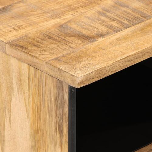 Tv-bord 70x34x46 cm massivt ru mangotræ