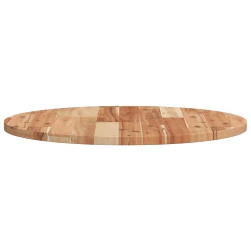 Bordplade Ø80x2 cm rund massivt akacietræ