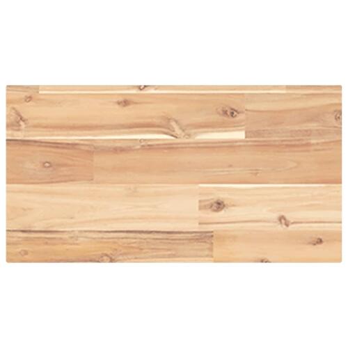Bordplade 40x20x2 cm rektangulær massivt akacietræ