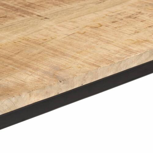 Spisebord 110x55x75 cm massivt ru mangotræ